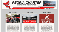 Desktop Screenshot of peoriacharter.com